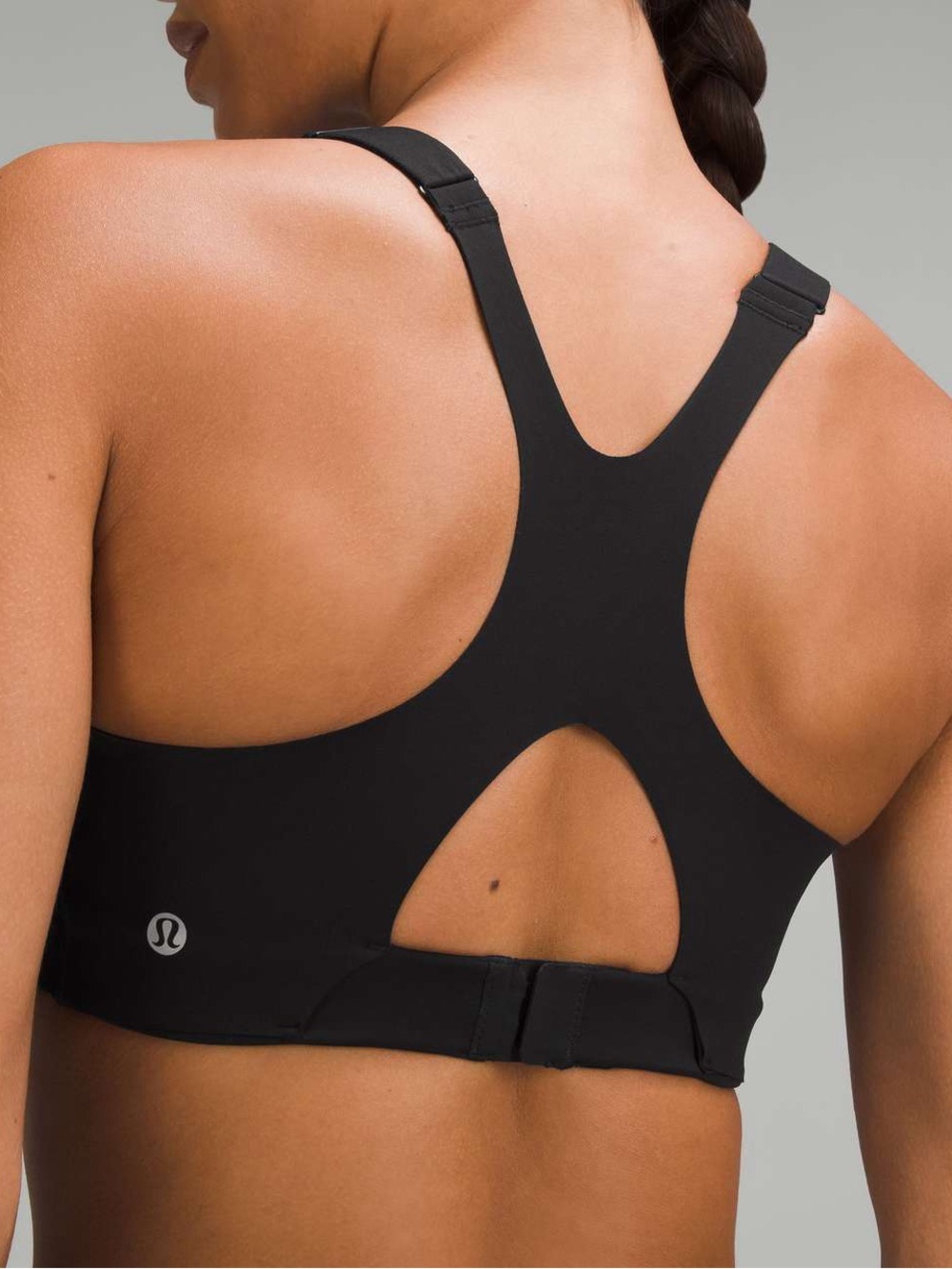 Lululemon Black High Support Adjustable Sports Bra - Size 32D